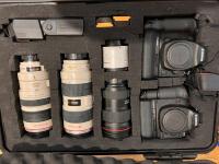 Canon EOS 5D Mark IV, Canon Eos 5D Mark II,  3 x Ultrasonic Lenses and Much More 