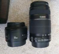 Canon EOS 600D camera (including x2 lenses & other accessories) 