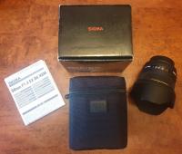 Sigma 50mm F1.4 EX DG lens for Nikon