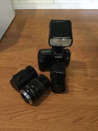 Canon 5D Mark III EOS 22.3 MP Digital SLR Camera W/3Lens,MATTE BOX,Follow Focus EF35-135USM,MONOPOD + 2.4GHZ REMOTE, LENSES, PRO TRIPOD