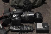 Canon 600D with Sigma 30mm f1.4, Canon 50mm f1.8, Canon 18-135mm
